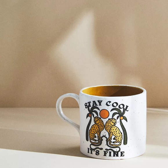 Real Fun, Wow! x Anthropologie Tiger Mug – 16 oz Sold-Out Stoneware Art Piece - Picture 3 of 13